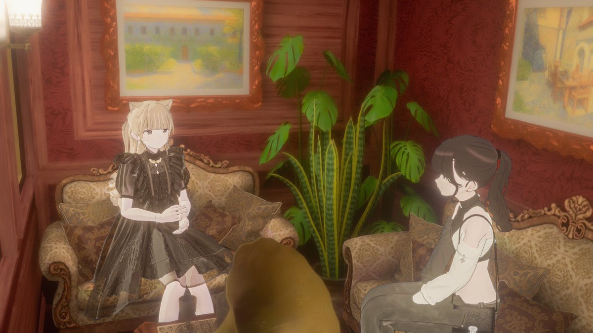 mytb_vrc's tweet photo. 意図せず徹子の部屋スタイルになった🌿
たくさんお話できて楽しかった〜 https://t.co/FzlGkcrHe8