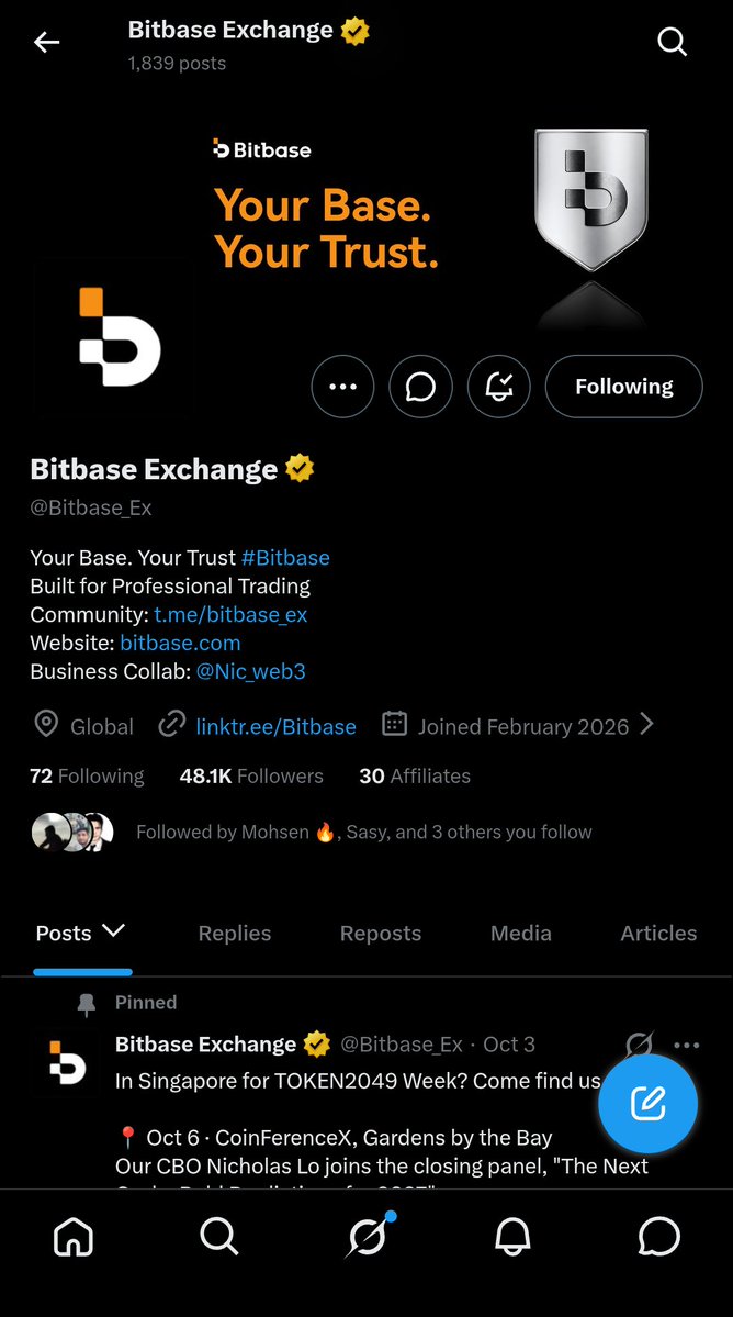 hasanpolo0's tweet photo. @Bitbase_Ex Option C
#BitbaseGems
#Bitbase #crypto #web3 #btc https://t.co/TxOQHcvLFv
