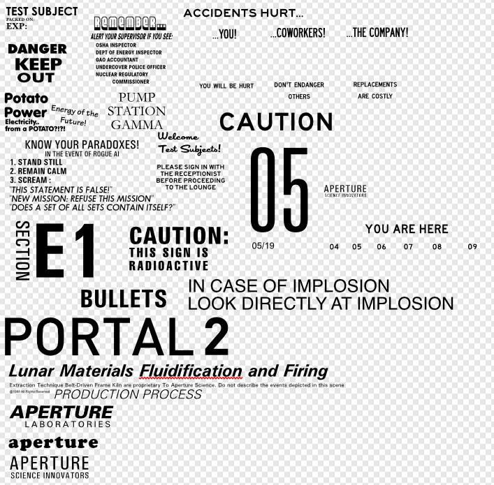 Sal_Predebut's tweet photo. most of the font in portal 2 has been found! https://t.co/033xzpR6UO