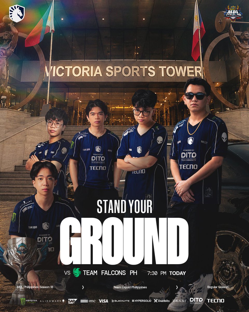 teamliquidph's tweet photo. STAND YOUR GROUND. FIGHT AS ONE.
One squad. One mission. One ground to defend.
#LetsGoLiquid #TeamLiquidPH #MPLPhilippines https://t.co/SGjTf0rrxE