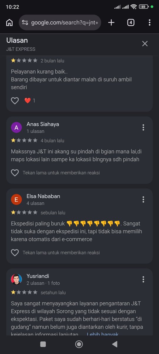 datboyz_rihar's tweet photo. @jntexpressid Hanya menginformasikan bahwa Jnt di Kota Sorong pelayanannya sangat" buruk... Apakah tidak bisa dibenahi?
Saya bahkan ingin memesan barang dari tiktok pun agak takut karena pelayanan yang buruk... Disuruh datang ambil sendiri lah, kadang barang hilang dan tidak tanggung jawab dsb https://t.co/0FmoxIpcRg