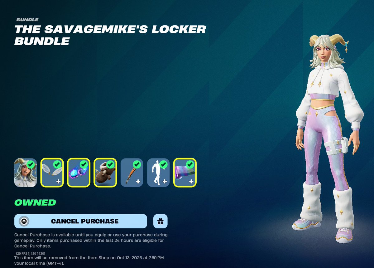 Ruflesscat's tweet photo. Congrats to my dude @YoYoSavageMike for the locker bundle!! Use Code: SavageMike for this one 🔥 https://t.co/S417kGeJVS