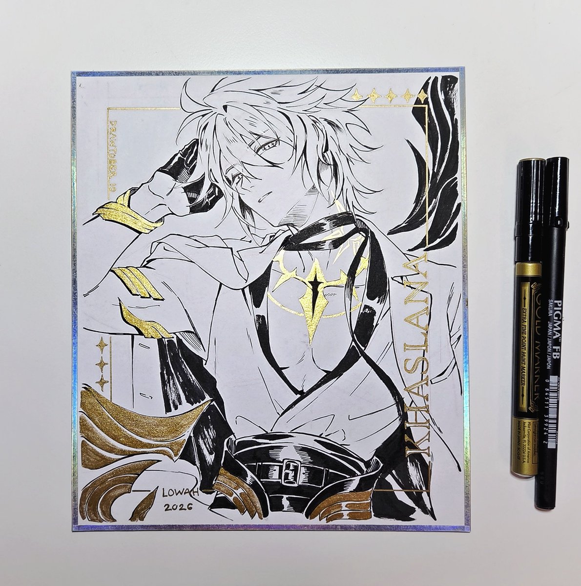 Lowarghh's tweet photo. Drawtober day 10
This week is pretty men only. ☀️

#drawtober #phainon https://t.co/e3s4vvRi2G