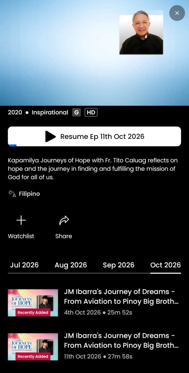 maksooinluv's tweet photo. ✨ PART 2 IS NOW UP! ✨

Ready na ba kayo for more inspiring stories and meaningful conversations? 🤍 Watch na po kayo ng Kapamilya Journey of Hope with Father Tito Caluag and our special guest, JM Ibarra! 🙏💙

Tara na! Don’t miss Part 2! 📺✨

https://t.co/Xxw6YLPkV1

#JMIbarra https://t.co/8fBO3agNLT