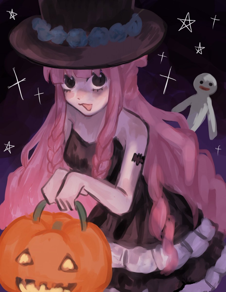 ruri220704's tweet photo. ワンドロペローナ🎃👻🩷
#onepiece 　#perona https://t.co/V2I76QRulw