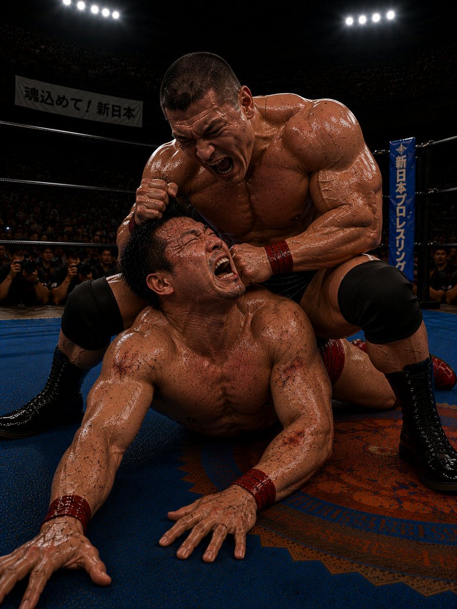 barukimuscle's tweet photo. 妄想プロレス　No11
＃AI ＃プロレス　＃ゲイ　＃筋肉　＃��られ https://t.co/pGoGvnarS3