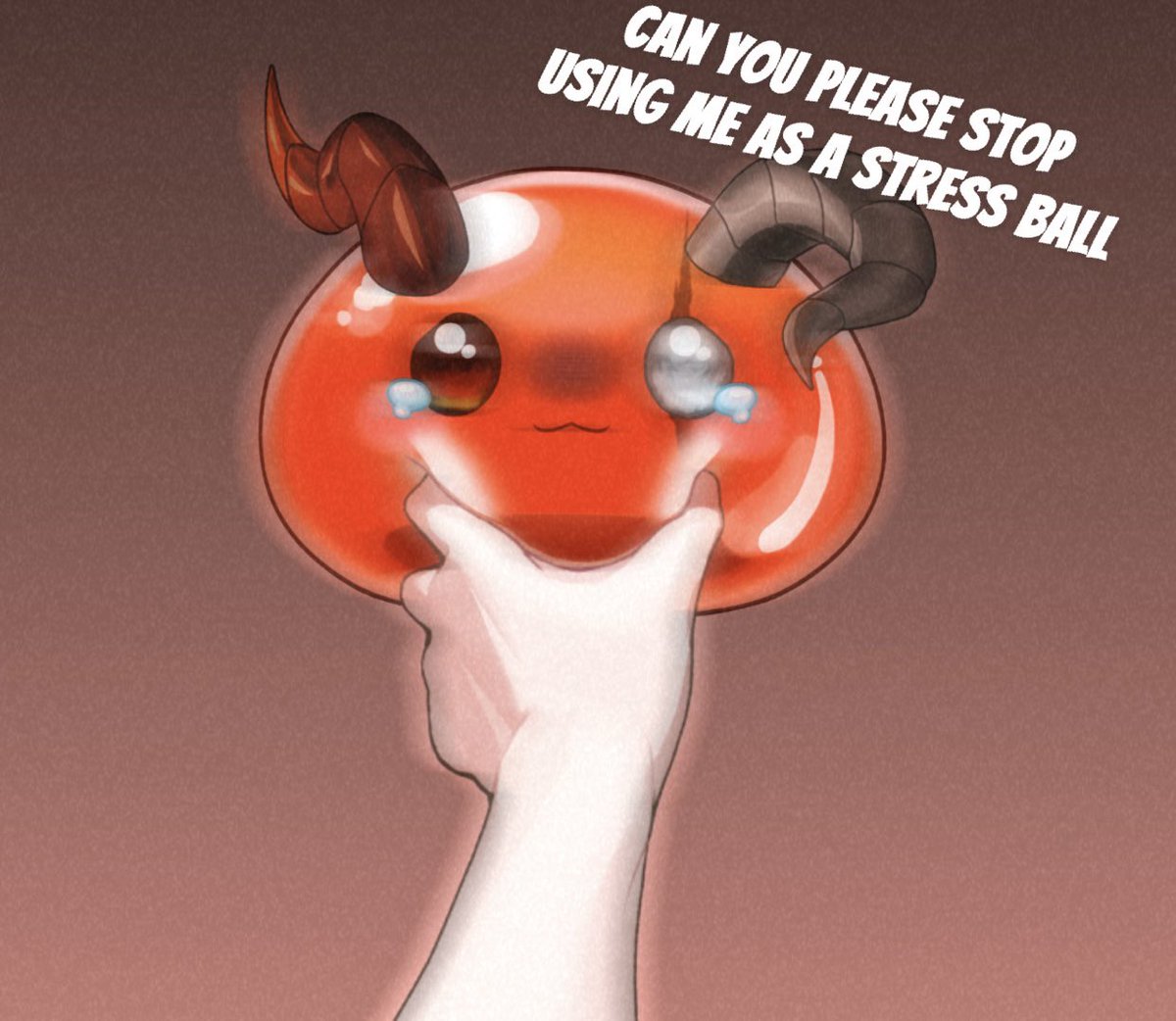ReignTheSlimeVT's tweet photo. “5th day of being an official Vtuber, how’s it like?!”

-Chat wants to eat me and complained that I don’t pay rent at the guild I own.
- Chat thinks I’m edible &amp; their stress ball
-My adhd &amp; stims are at an all time high streaming 

So yeah…it’s fun &amp; I love it ❤️
#vtuber https://t.co/GmjwBlIjtz
