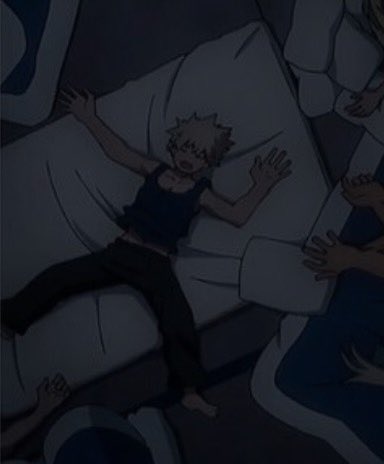 quipieeepuff's tweet photo. @Aichiyoroihero mina and bakugo hitting that same sleeping stance https://t.co/ZbZ3xfMxvk
