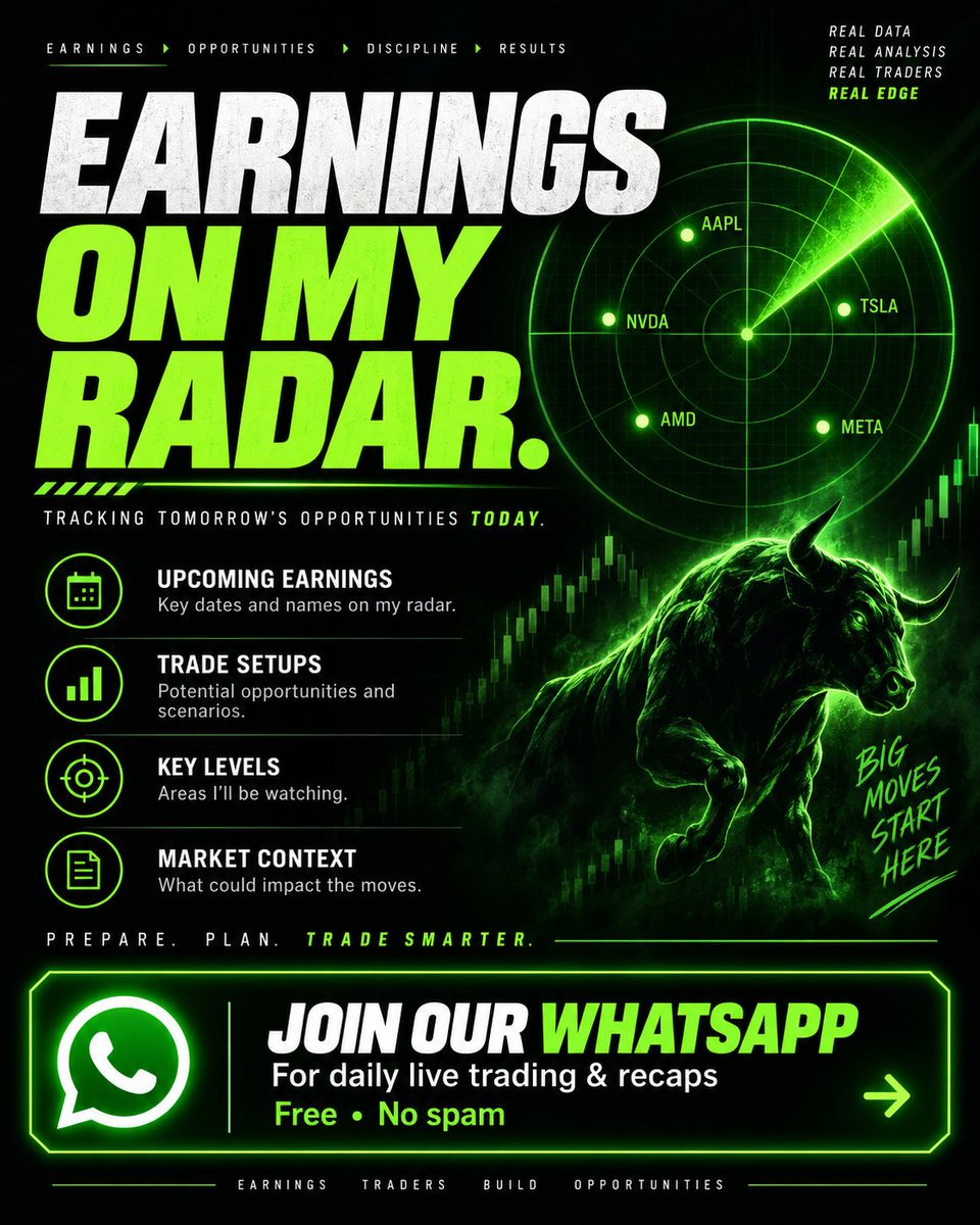 ajinhyu's tweet photo. Today's follower bonus: join my WhatsApp today to get my U.S. stock watchlist and notes on market breadth. This one's for followers who join today 👇 👇 https://t.co/lX1ilKw1BM https://t.co/7r5JXnec2D