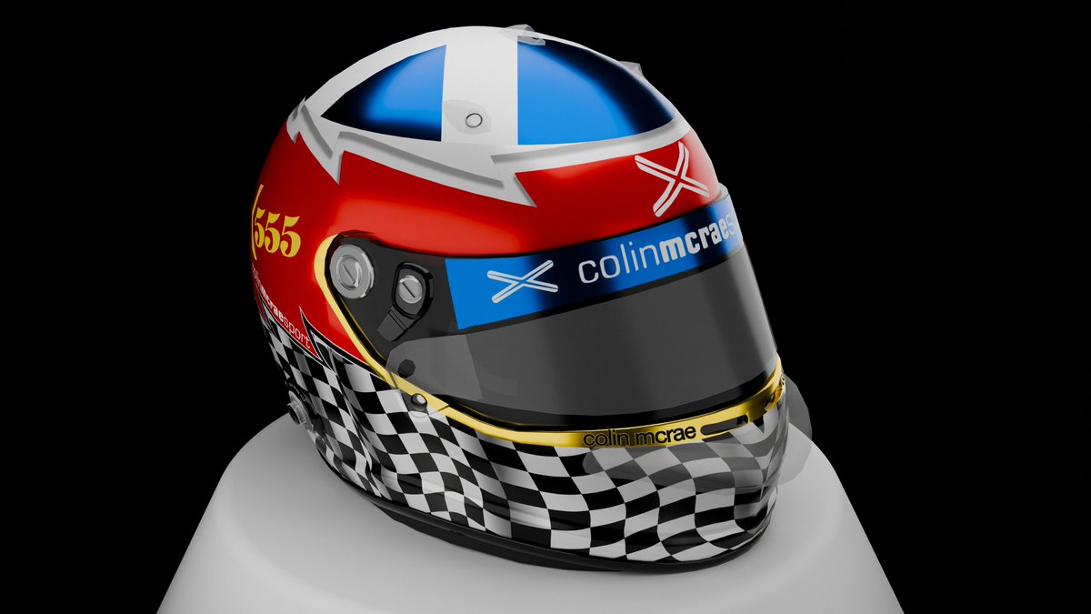dr_designmotor's tweet photo. Colin McRae Helmet Design Concept
When you search for information about the rally, you'll find a particular name that is Colin McRae. He was an amazing race driver in the rallies, 
That was the reason to try to adapt his rally helmet to a traditional helmet
#helmet #Rally #Mcrae https://t.co/jX8UBuXQKl