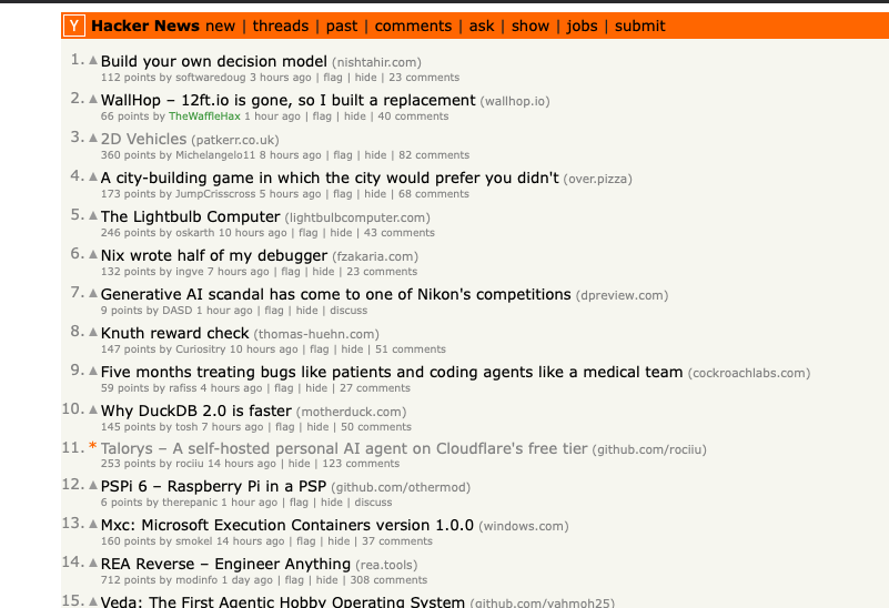 uiicor's tweet photo. Small indie dev milestone! 🎉
My open-source project Talorys made it to the Hacker News front page!
Pretty exciting to see it getting attention 🚀
https://t.co/iQF6jnLxSP https://t.co/di1JazaZOQ