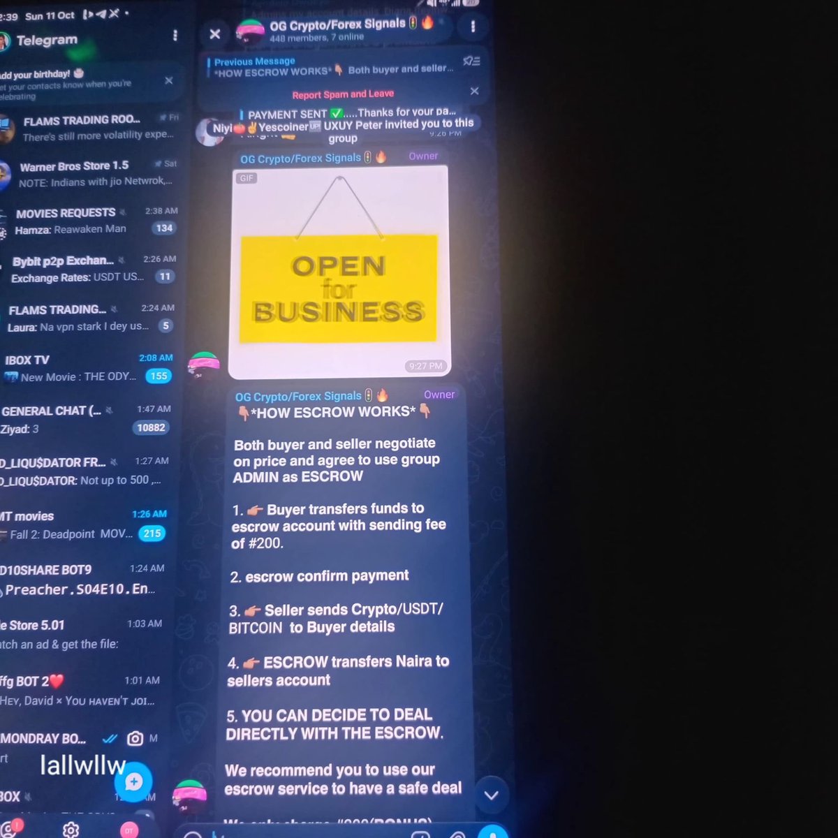 CryptofxOG's tweet photo. ‼️PUBLIC AWARENESS ‼️‼️

READ THIS BEFORE YOU GET SCAMMED ⚠️⚠️

I don’t have any P2P Platform ❌
Please be aware before you get scammed.

I have only 1 public channel:

https://t.co/NBusOOvVFU

Other channels are fake please.
Retweet this please 🙏 🙏🙏 https://t.co/y1wc9TwdY7
