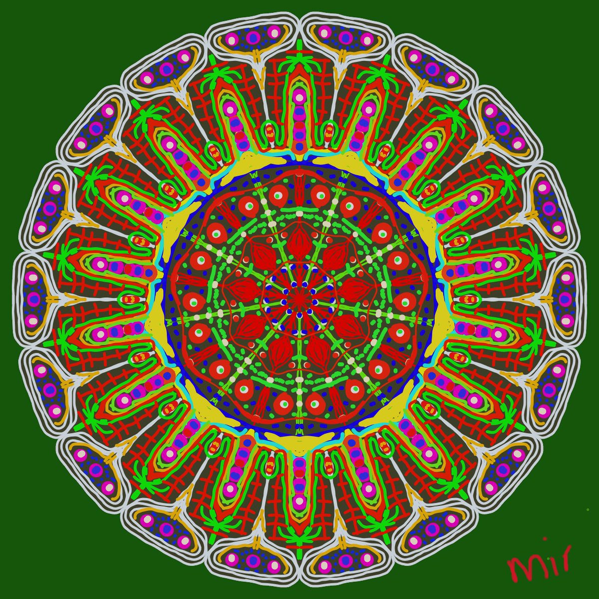 Kronenberg211's tweet photo. Mandala zondag 11 oktober 2026
#mandala #art #artistofx #artistonx #Gaba #Sumopaint https://t.co/AhISlVbfxq