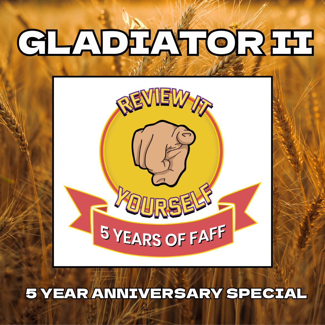 YourselfReview's tweet photo. Out Now!

Gladiator II (2024) 5 Year Anniversary Special episode with Sean and Sarah (together in person).

Listen wherever you get your podcasts!

#ReviewItYourself #Podcast #GladiatorII https://t.co/TeYejWQ8yk