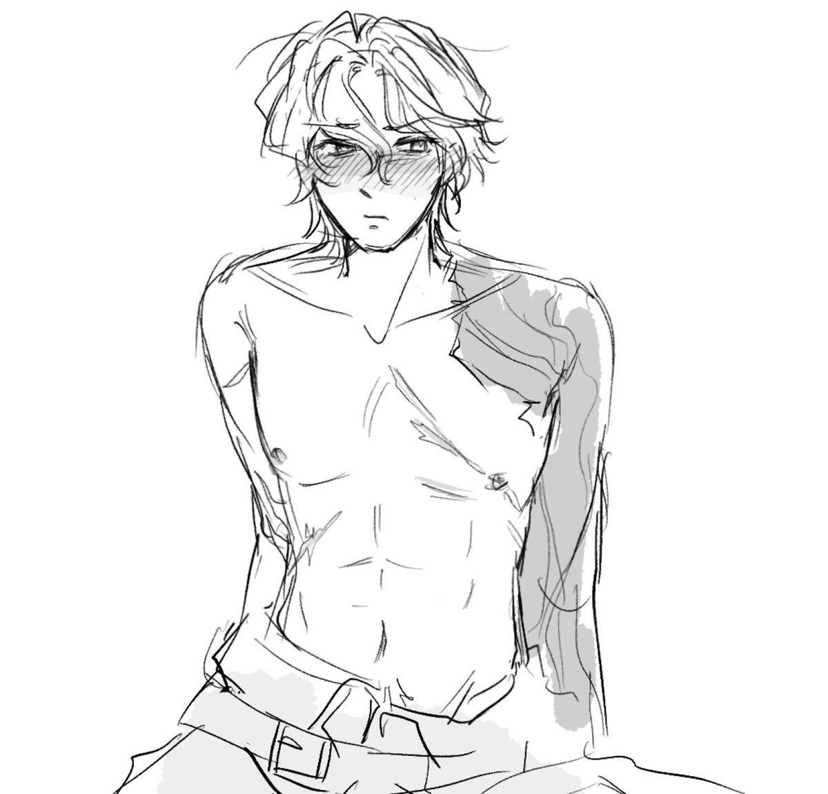enigmitus's tweet photo. i drew drake half naked #reverse1999 ok? https://t.co/lcftGwInxc