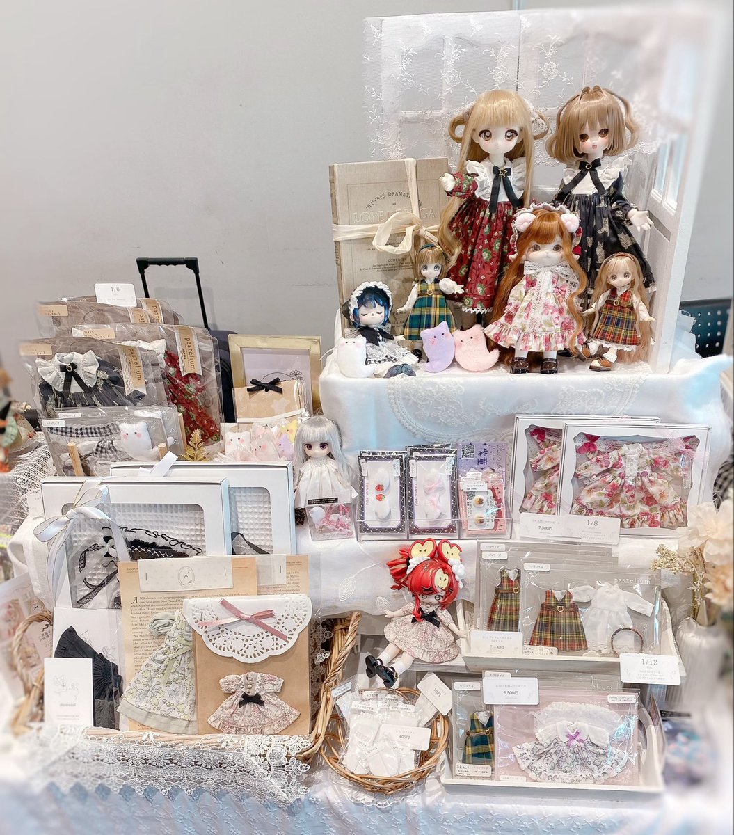 F_tina_doll's tweet photo. 本日、pastelium様にてお手伝いさせていただいております♡⑅*˖ドルミス参加されるフォロワー様是非お立ち寄りください*.(๓´͈ ˘ `͈๓).*

またご好意で私のアイテムも少し置かせていただいております https://t.co/VAO64GnyMe