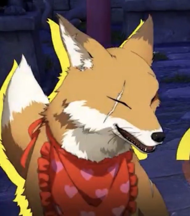 sebsilos's tweet photo. i don’t see enough people talk about the fox at all but i think it’s so sweet that she gets to show different expressions now, look how happy she is 😭 https://t.co/bq9YLpSYwO