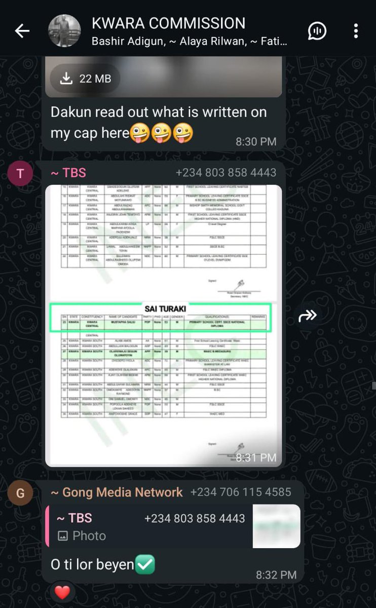_Triplet3_'s tweet photo. *EXPOSED: Saliu Mustapha team sharing old list, INEC yet to decide fate on supreme court judgement* https://t.co/mlKzYS9EzJ