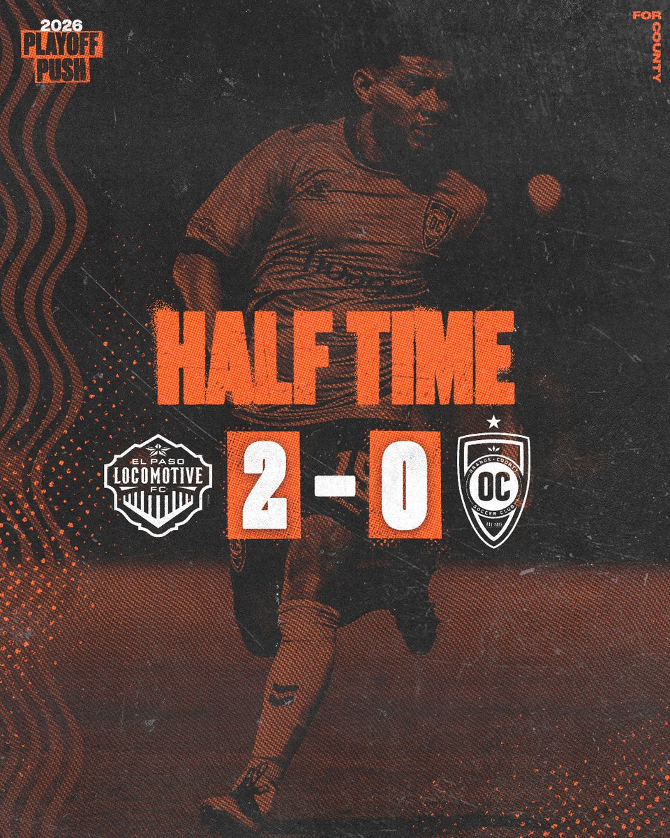 orangecountysc's tweet photo. Work to do in the second half.
#ForCounty | #ELPvOC https://t.co/s4mFyBD5UE