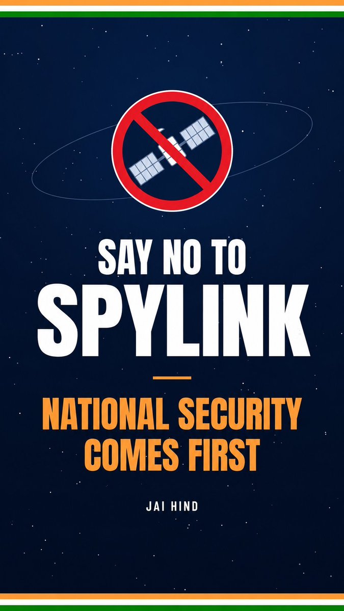 Mr_Truthh's tweet photo. @iam_smx We Indians don't want your Spylink. Better test in US occupied Venezuela 👍 https://t.co/R7QQDi7tIh