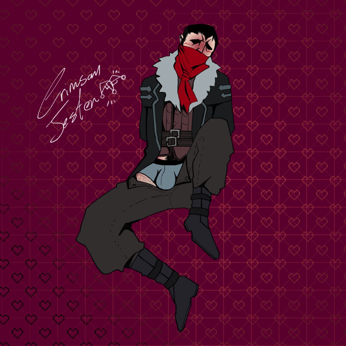 CrimsonJesterr_'s tweet photo. Day 6 KINKTOBER

"Held down"

I like men breedable and tied down 

#Dismas #DarkestDungeon #NSFW https://t.co/rIp8ONOdPp