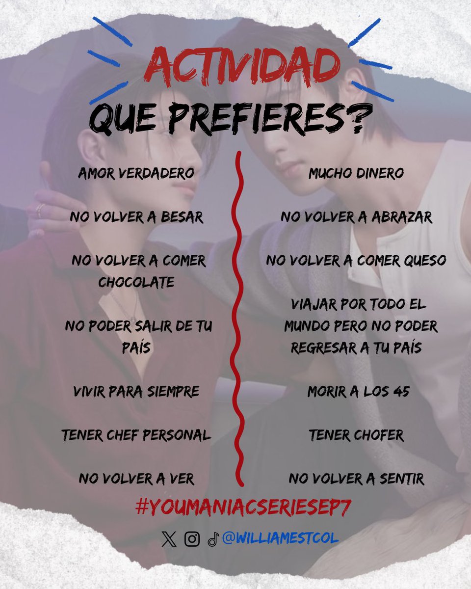 WilliamEstCol2's tweet photo. Westies vamos a mover la tendencia usen el 

#YouManiacSeriesEP7 https://t.co/gJqVF47IOX