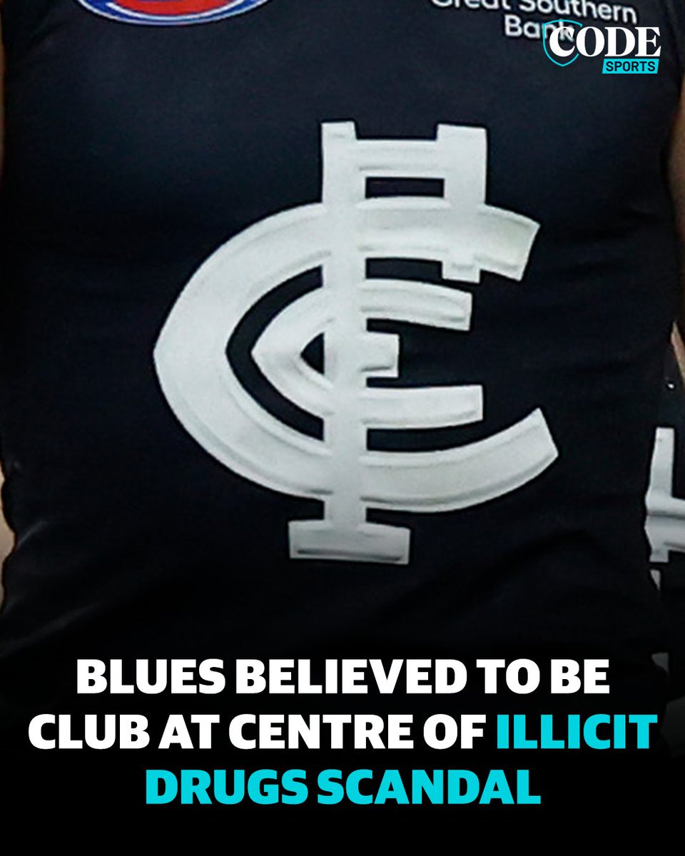 codeaflau's tweet photo. Carlton is believed to be the AFL club at the centre of an illicit drugs scandal which has reportedly hospitalised multiple players.

READ ▶️ https://t.co/6a2u6QaH1f https://t.co/bpARs7Hiyk