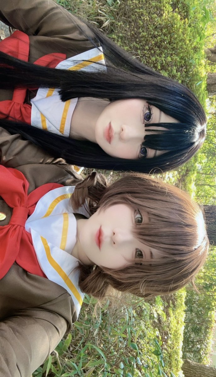 Enok1take_cos's tweet photo. そくほ〜！！れーなと2人でいるよん
#フクヤマニメ
#フクヤマニメ9 https://t.co/f9Li1HY17P