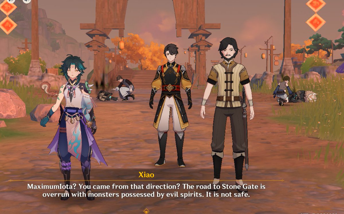 FarixGuardian's tweet photo. I love the way Xiao only immediately locks onto the Traveler and ignores everyone else as his first priority. It's almost like he didn't even clock anyone else was there. I love it. https://t.co/84XXSofNnL