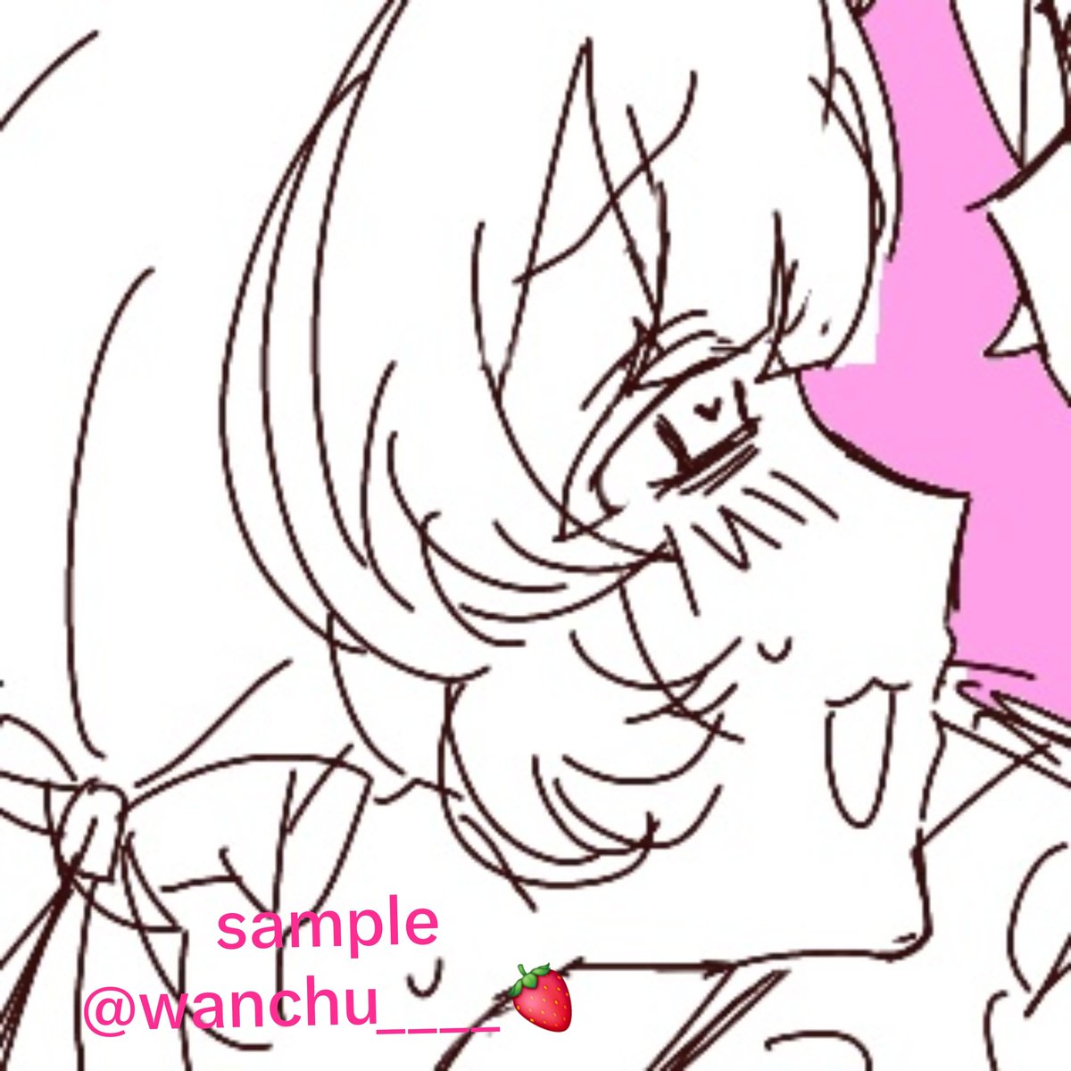 wanchu____'s tweet photo. 過去絵で線汚いですが女の子サンプルです( • ω • )/♥ https://t.co/XkyTTrE7kO
