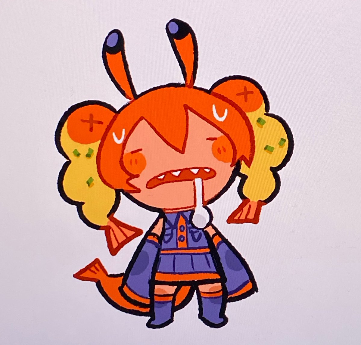 megshrooom's tweet photo. crab teto https://t.co/pKCzMKGlI7