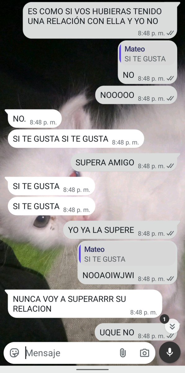 Fer_yg02's tweet photo. Amenacé a mi amigo con publicar su numero en un grupo de discord si seguia molestando con mi ex (Parece que el salio con ella q no la supera)
? https://t.co/sLmMEieSQI