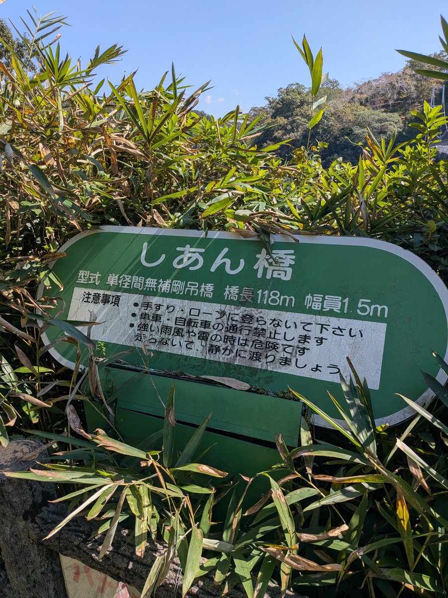 radouga's tweet photo. 良き吊り橋でした https://t.co/nNKabVrVfz