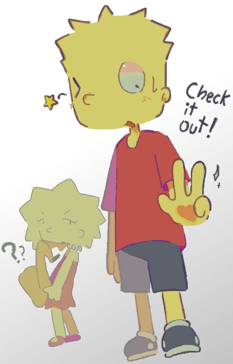 moekisser's tweet photo. #simpsonstwt #bart #bartsimpson #lisasimpson https://t.co/ubRL5Z04sh
