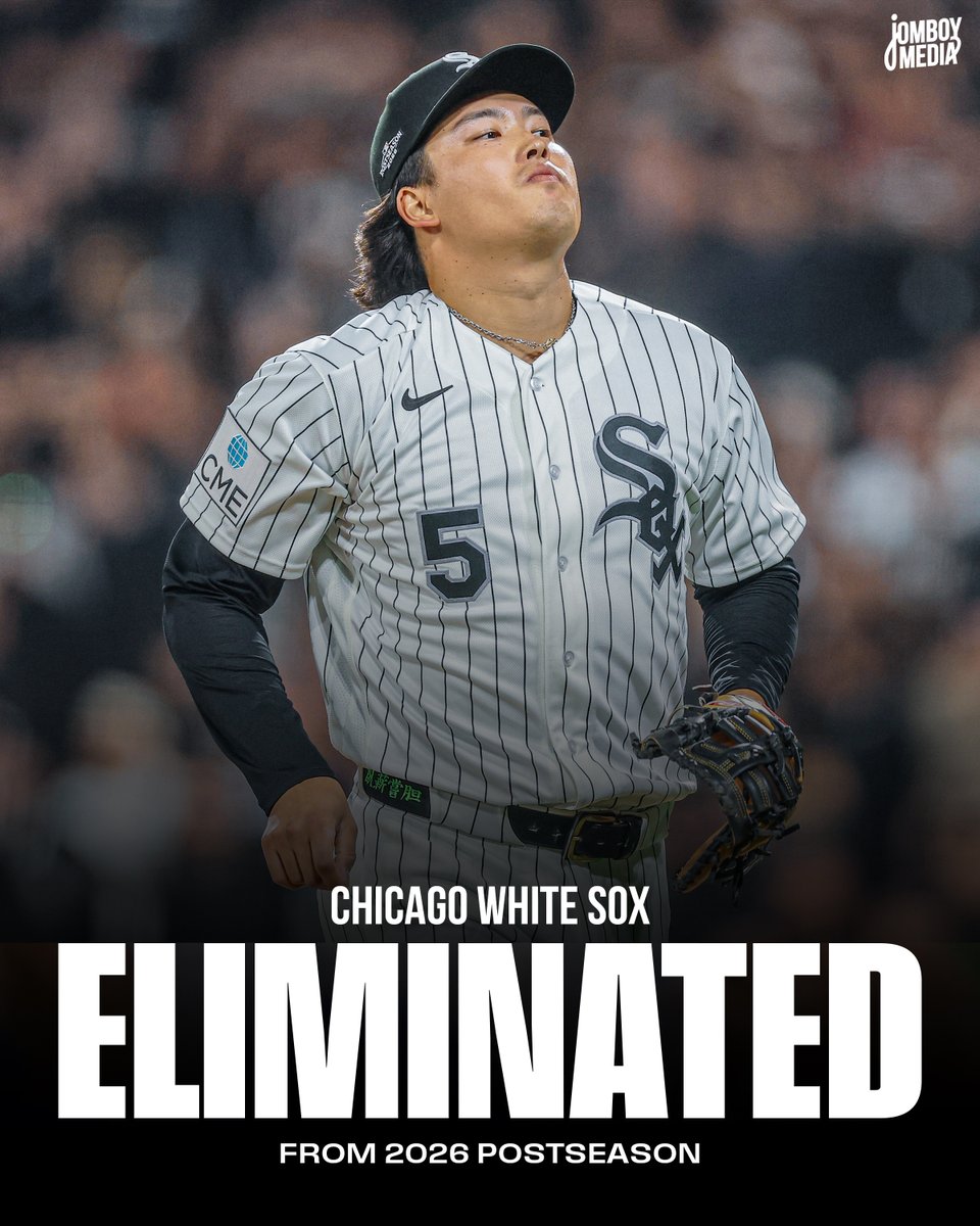 TalkinBaseball_'s tweet photo. White Sox magical season has come to an end https://t.co/d11JGcEUbT