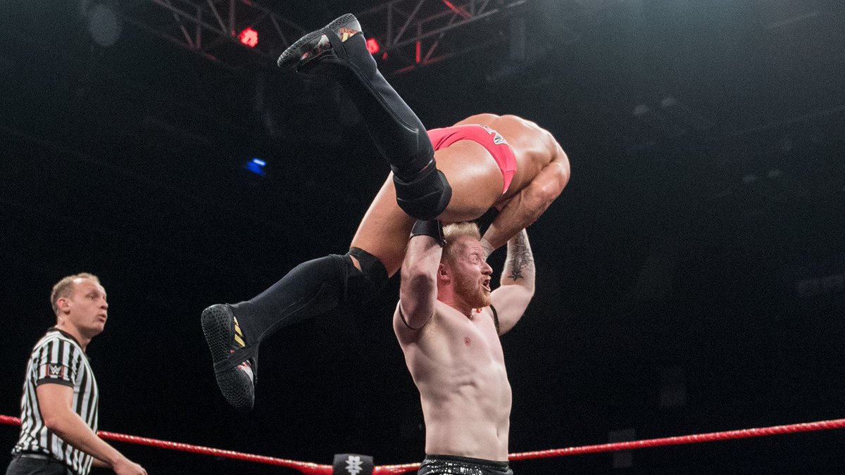 NXTUK_Legacy's tweet photo. Oct. 10, 2019:
At Brentwood Centre, Jordan Devlin defeated Jack Starz, and then declared himself "The Biggest Star in #NXTUK."
๐ธ WWE https://t.co/EFOmJiqO7z