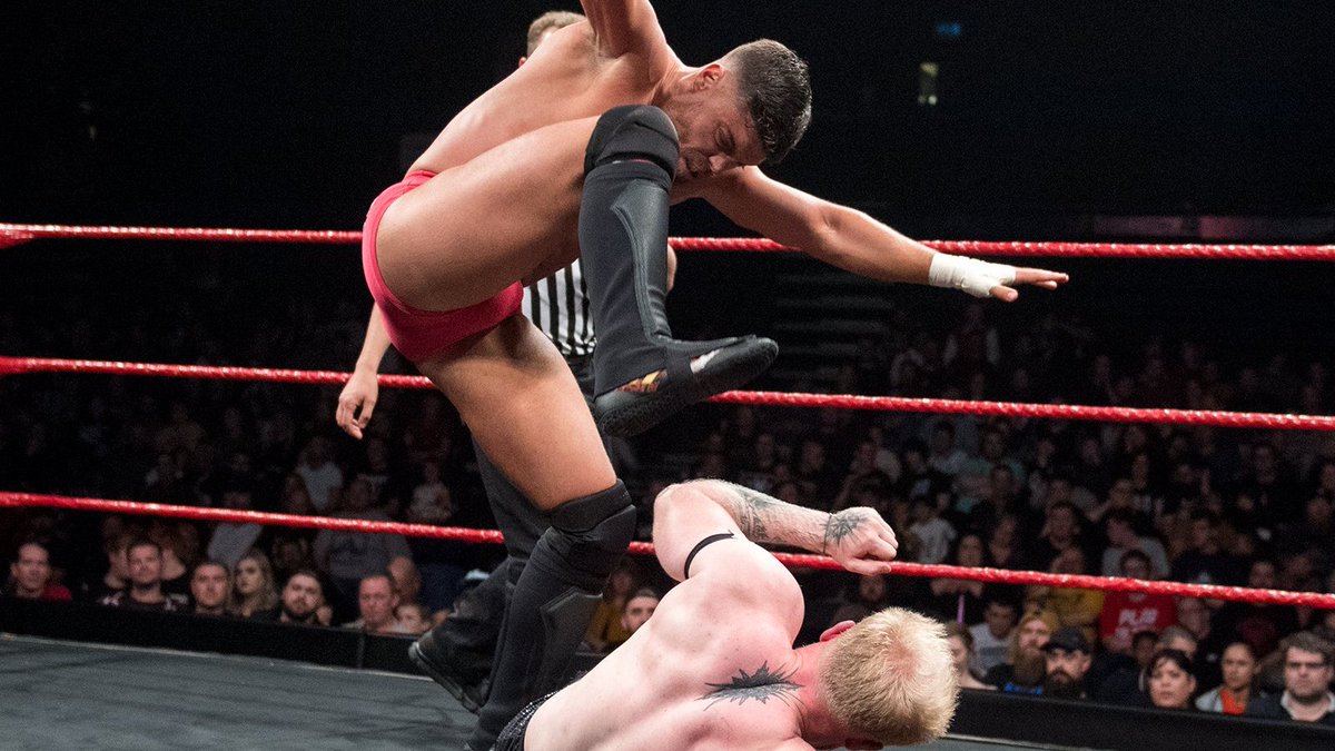NXTUK_Legacy's tweet photo. Oct. 10, 2019:
At Brentwood Centre, Jordan Devlin defeated Jack Starz, and then declared himself "The Biggest Star in #NXTUK."
๐ธ WWE https://t.co/EFOmJiqO7z