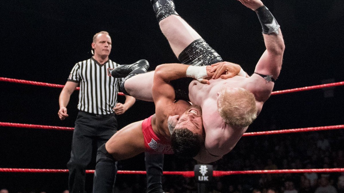 NXTUK_Legacy's tweet photo. Oct. 10, 2019:
At Brentwood Centre, Jordan Devlin defeated Jack Starz, and then declared himself "The Biggest Star in #NXTUK."
๐ธ WWE https://t.co/EFOmJiqO7z