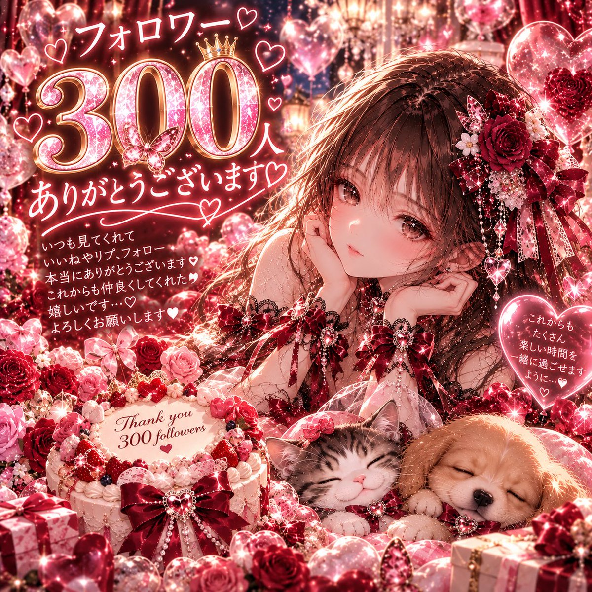 rcqe6e's tweet photo. フォロワー300人💖💞

とても嬉しいです！
ありがとうございます！
これからもよろしくお願いします🙇‍♀️ https://t.co/1QDiRz028h