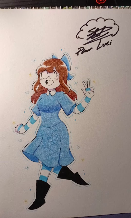Luciisclouds's tweet photo. Tambien conseguí su autografo en mi dibujo de Sumi y tome algunas fotos de su conferencia junto a su team de animadores de Spooky Month
Todo muy bello, estoy muuuyy agradecida💞💞
#spookymonthoc #sugoifest #srpelo https://t.co/F0bJrSyfBe