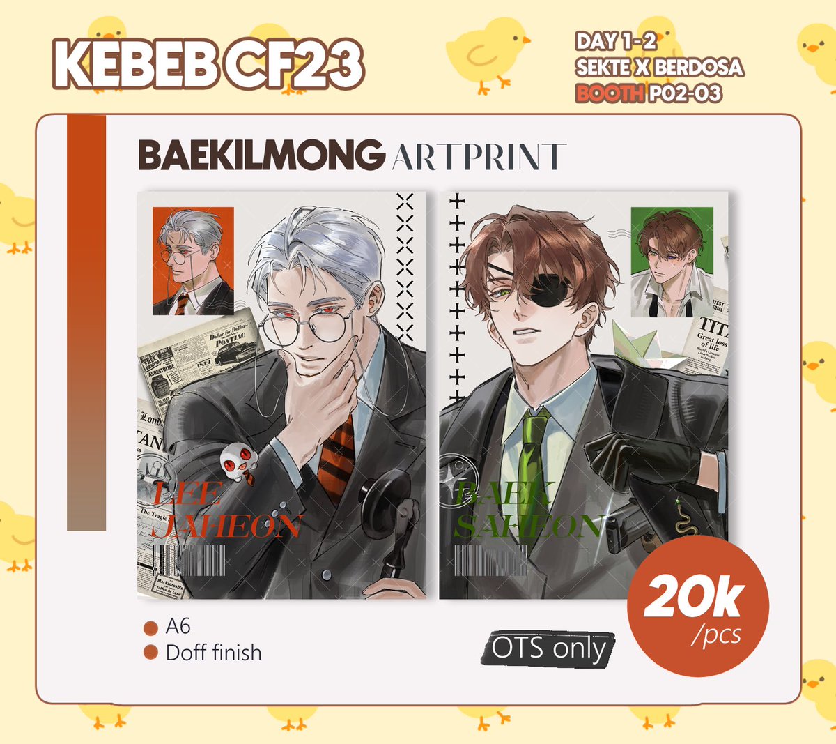 kwekquacky's tweet photo. [🩷&amp;🔁 are appreciated] 
Hi, I’ll be selling some of my photocards and artprints for #CF23

• Both days (Day 1 &amp; 2) 
• Booth: P02-03 
• Fandom: GSGW/GDCG 
✅ OTS only
🚫 No mail order 

#cf23catalogue #comifuro23 https://t.co/Lwsu8fywCw