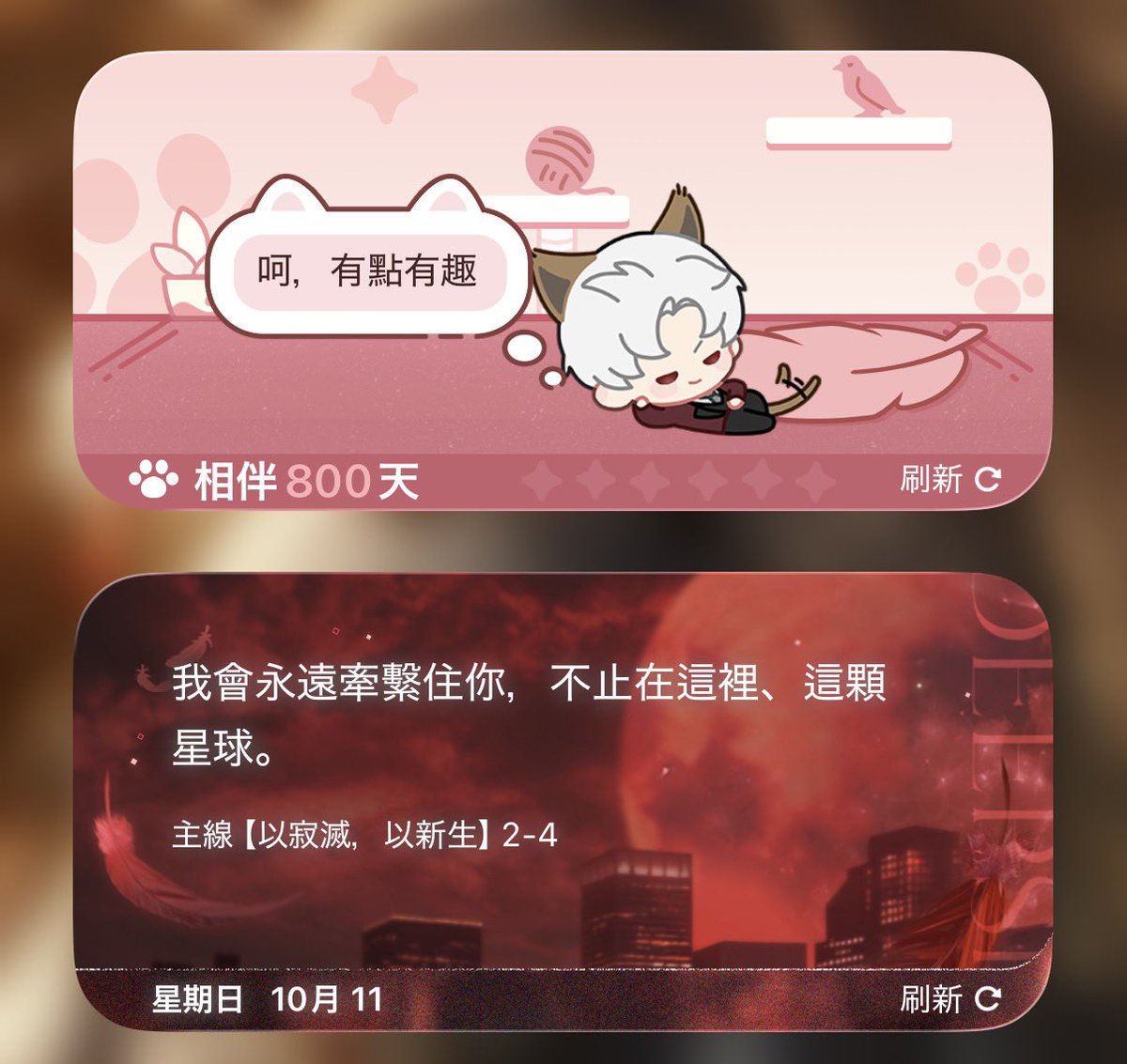 nightfall_n109's tweet photo. 800日になったよん https://t.co/eI5X4YAgzY
