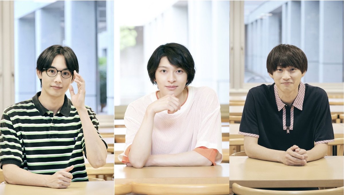 eigyoubl_drama's tweet photo. ／
🏫 #営業ですから 追加キャスト解禁！！
＼

🍁増田純平役 #藤林泰也
🍄西光輝役 #新納直
🍊久保大輔役 #朝里升尋

--
BSフジ 新BLドラマ 「営業ですから」
🏷️ 𝟐𝟎𝟐𝟔.𝟏𝟏.𝟓 𝐒𝐓𝐀𝐑𝐓 🌱 https://t.co/n6EIRsB9Ym