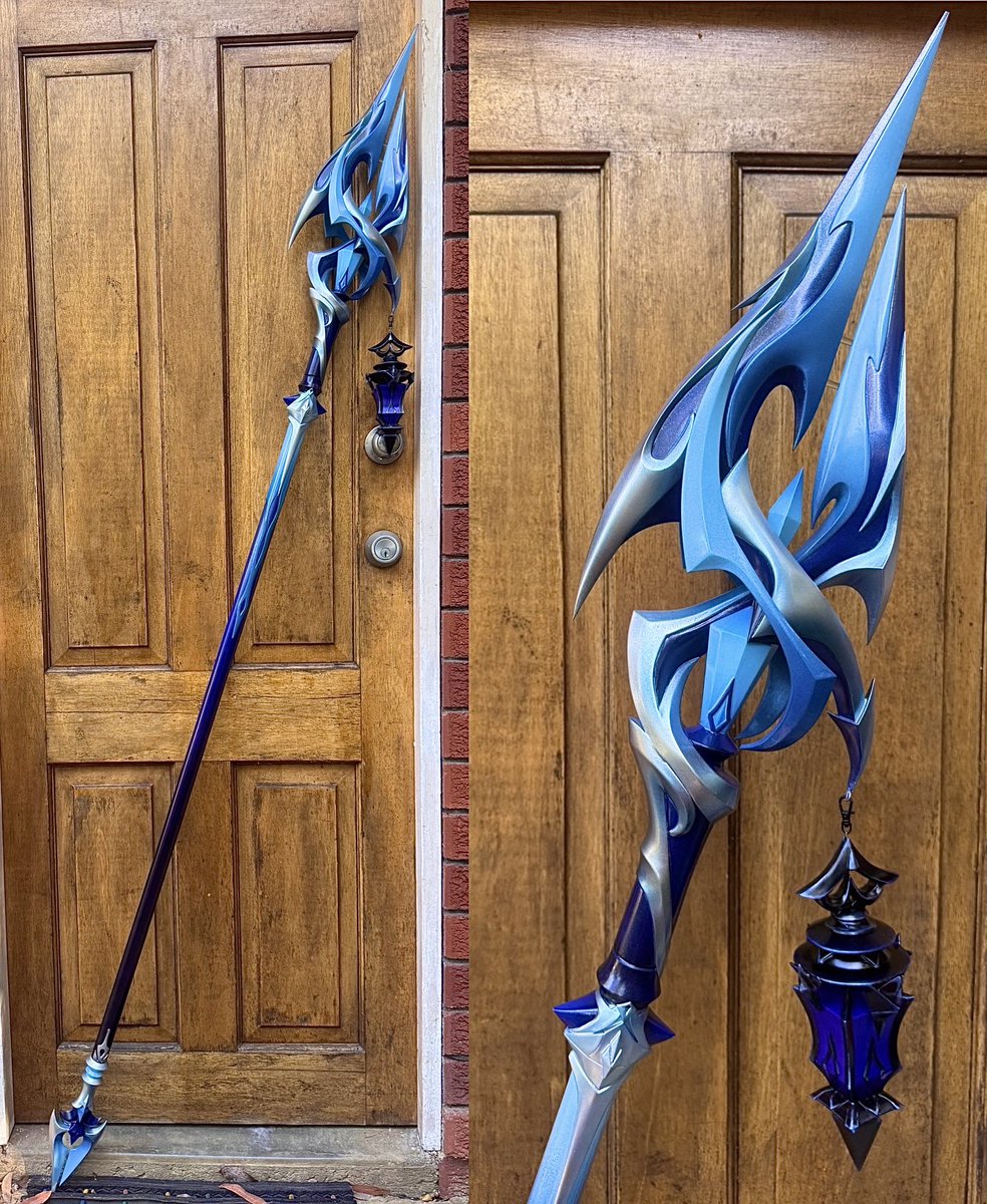VyeCos's tweet photo. Flins polearm (fully self-made) https://t.co/oJbLiYcNby
