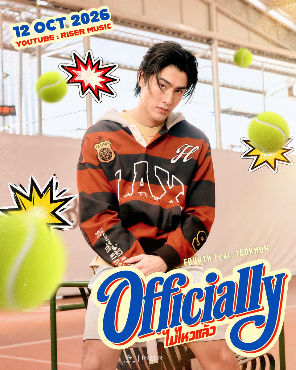 RiserMusic's tweet photo. FOURTH vs. JAOKHUN. Who Will Win Her Heart? 🎾

ไม่ไหวแล้ว (Officially) - FOURTH Feat. JAOKHUN

📺 YouTube : RISER MUSIC
🎧 &amp; ALL STREAMING

#OfficiallyFOURTHxJAOKHUN
.
#Fourthnattawat
#JAOKHUN 
#RISERMUSIC https://t.co/FQiimxp7xC