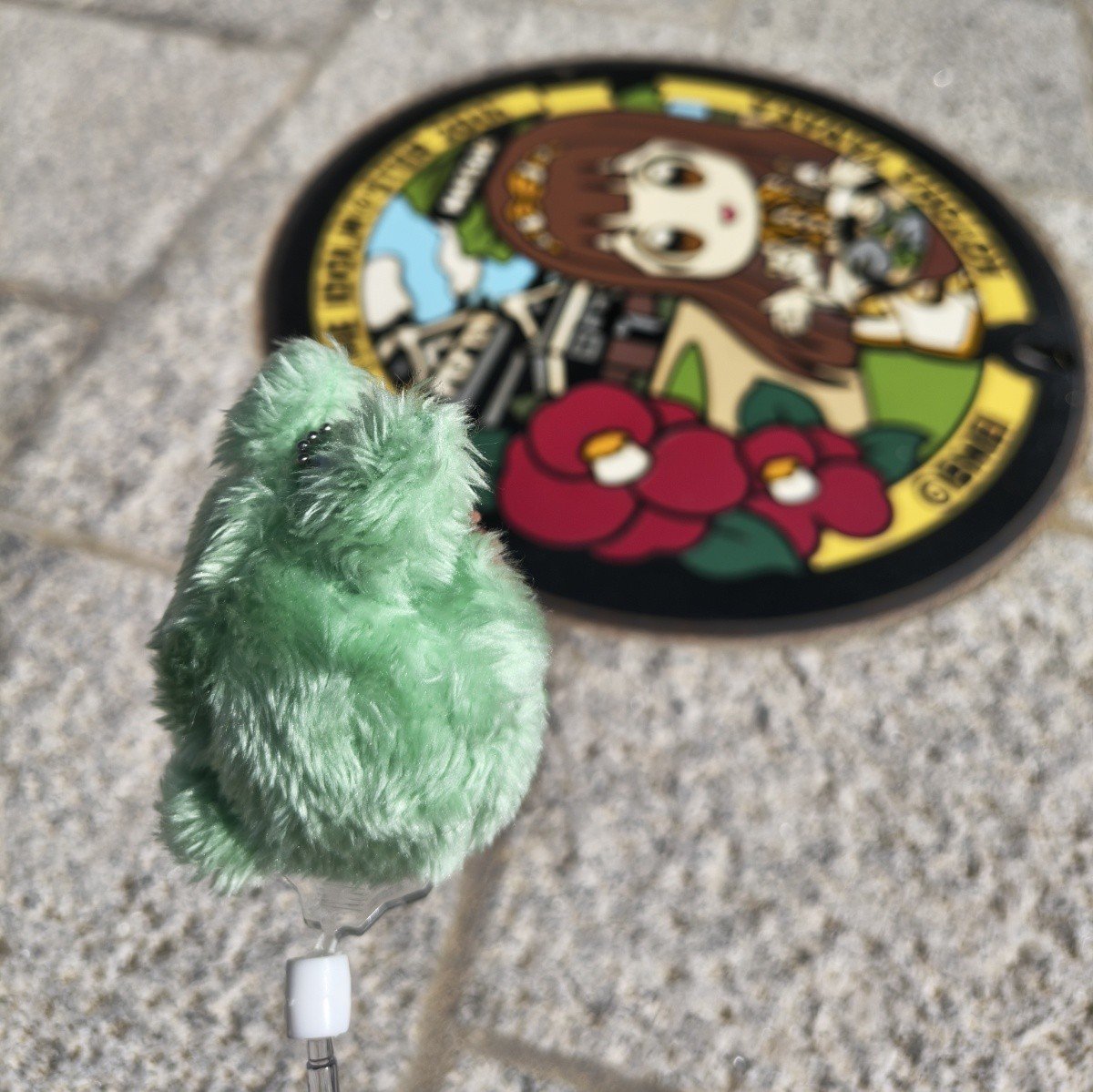 flsp's tweet photo. たぴぬいの田中さん、マンホールの田中さんですよ…… https://t.co/p13VL8xRe6
