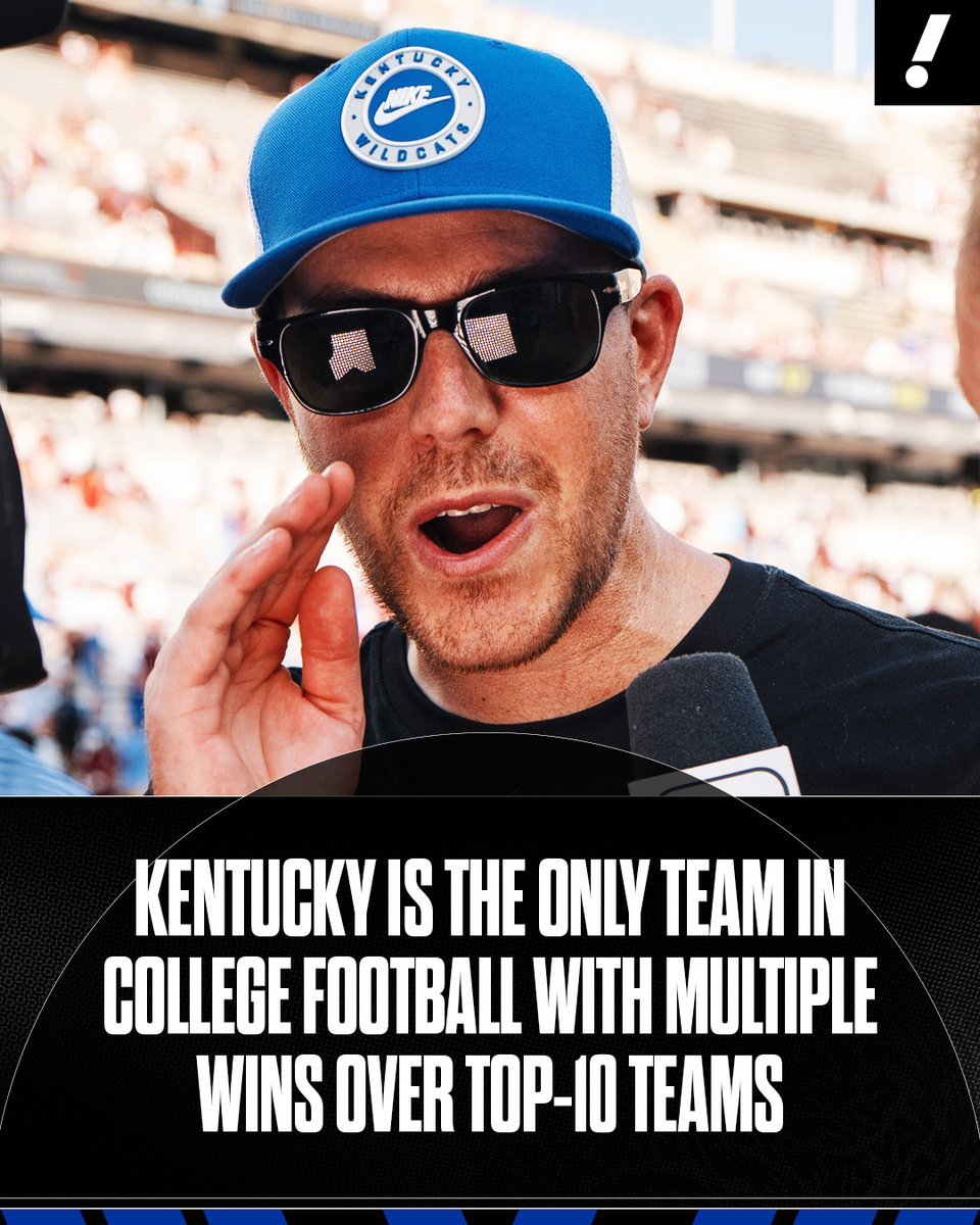 YahooSports's tweet photo. Will Stein is on 🔥  in Year 1 as Kentucky's head coach https://t.co/jraDI55qT3