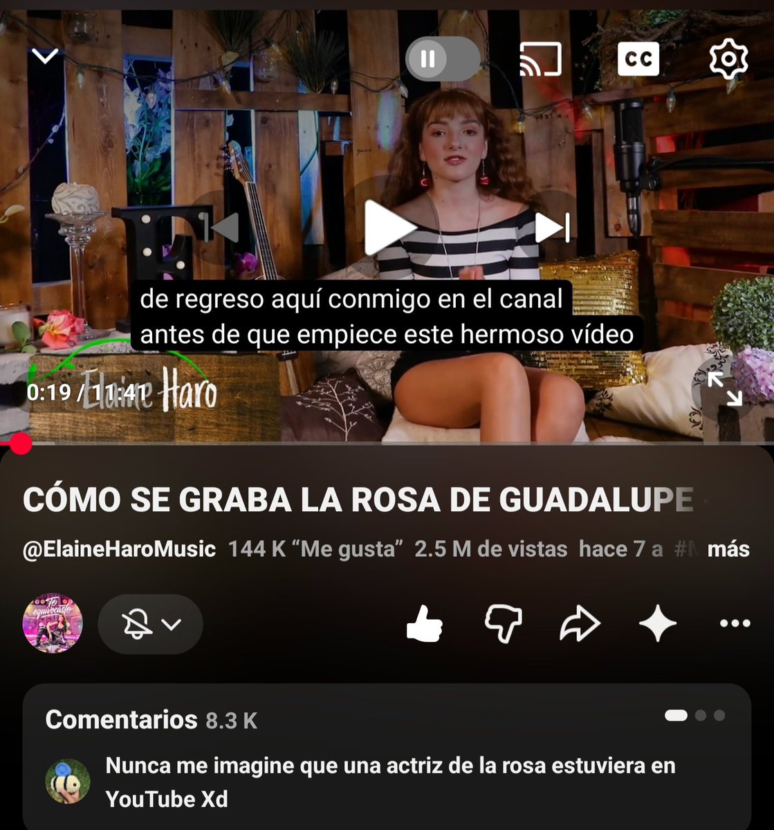 TaniaEspinal10's tweet photo. @tqmatdron No es justificación, es una realidad Elaine ha tenido éxito tanto en YouTube como en TikToK, pero ella no se enfoca en ello, ella es Artista y se hace sus proyectos y después regresa y vuelve a crecer en redes, ese lujo que solo  ELAINE HARO se puede dar, sus fans de años sabemos https://t.co/DbbdnC61UA