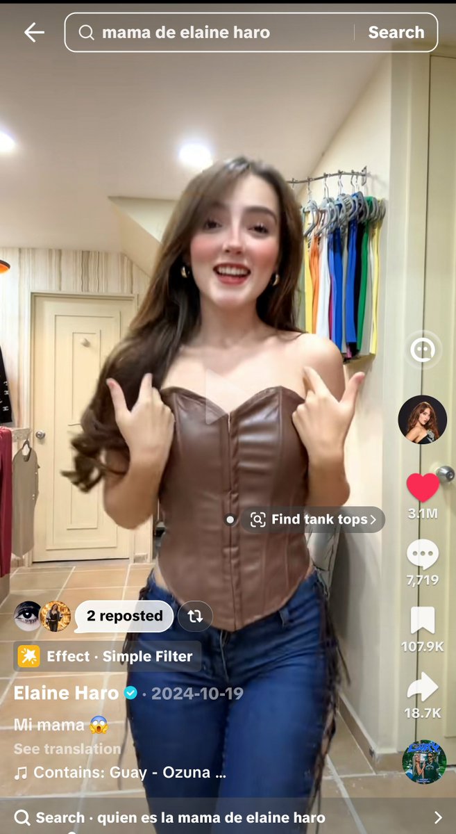 TaniaEspinal10's tweet photo. @tqmatdron No es justificación, es una realidad Elaine ha tenido éxito tanto en YouTube como en TikToK, pero ella no se enfoca en ello, ella es Artista y se hace sus proyectos y después regresa y vuelve a crecer en redes, ese lujo que solo  ELAINE HARO se puede dar, sus fans de años sabemos https://t.co/DbbdnC61UA