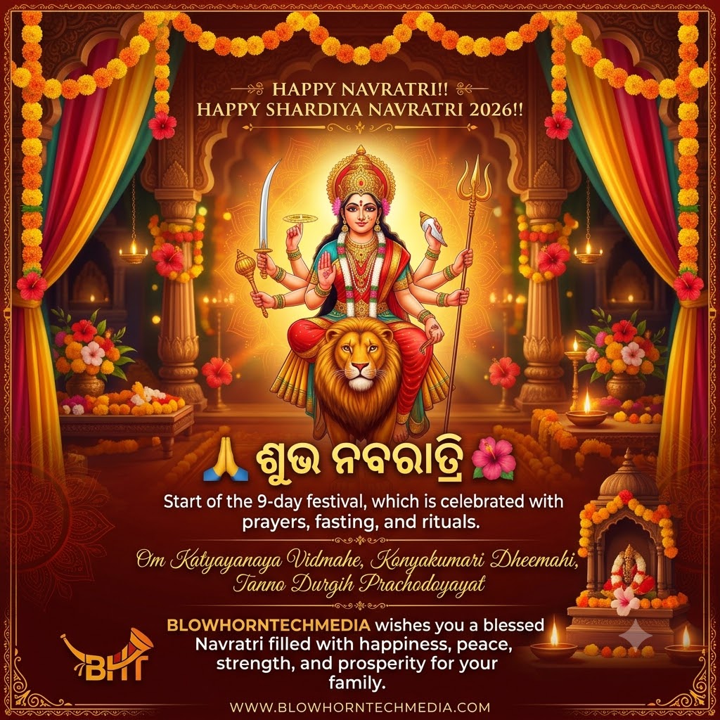 swetankm's tweet photo. 🌺 HAPPY SHARDIYA NAVRATRI 2026! 🌺
🙏 शुभ नवरात्रि! शुभ शारदीय नवरात्रि! 🙏
✨ May Maa Durga bless you and your family with happiness, peace, strength, good health, and prosperity.
🌐 https://t.co/Oa3SbeKQqs
#HappyNavratri2026 #ShardiyaNavratri #ShubhNavratri #JaiMataDi https://t.co/gb5BSkmoJ4